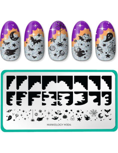 Kit de Estampado de Uñas Halloween Maniology - 5 Piezas 2