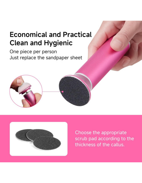 Removedor de Callos Eléctrico iRnergy con 60 Discos de Lija