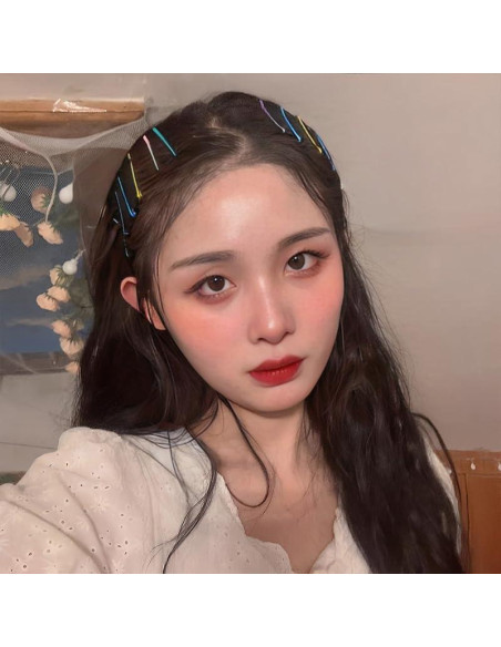 50 Horquillas de Acero Inoxidable para Cabello Coloridas