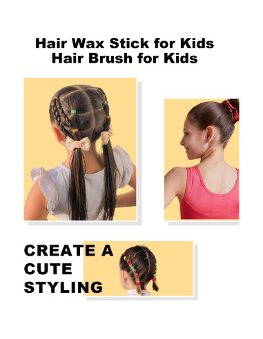 Juego de Cepillo y Barra de Cera para Cabello AnWoor - Control de Frizz