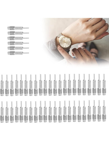 50 Piezas Punta de Repuesto para Herramienta de Reloj Brrnoog