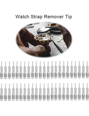 50 Piezas Punta de Repuesto para Herramienta de Reloj Brrnoog