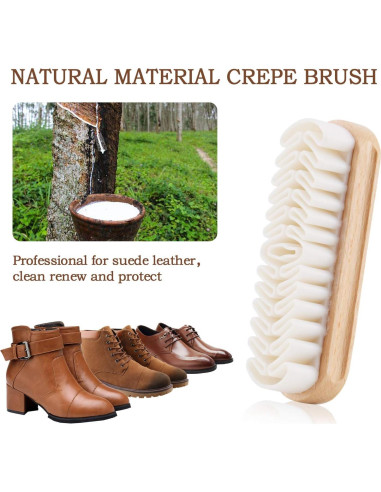 Kit de limpieza para ante y nubuck Care Guys con cepillo y borrador