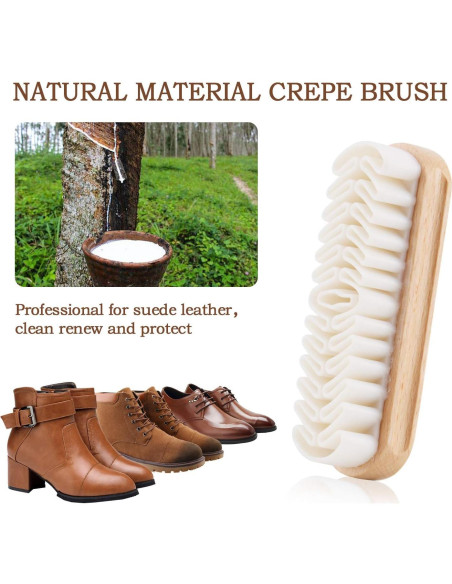 Kit de limpieza para ante y nubuck Care Guys con cepillo y borrador