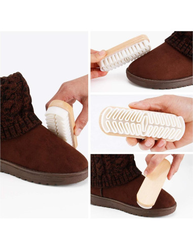 Kit de limpieza para ante y nubuck Care Guys con cepillo y borrador