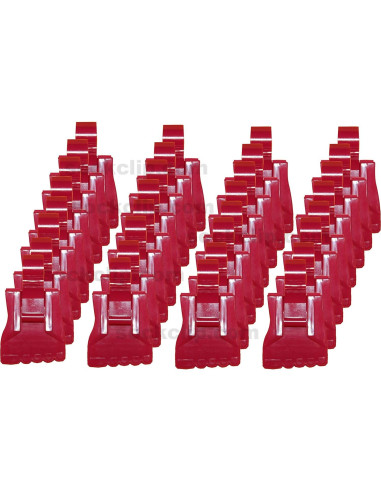 Clip para Calcetines RICHCO - 32 Piezas, Rosa, Hecho en EE.UU.