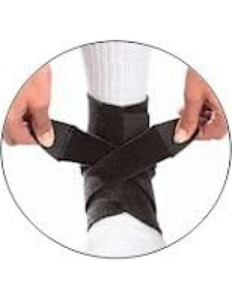 Soporte Ajustable para Tobillo Mueller, Talla Única, Negro