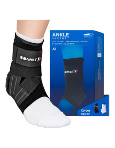 Soporte para Tobillo Zamst A1 Negro Pequeño Derecho Transpirable