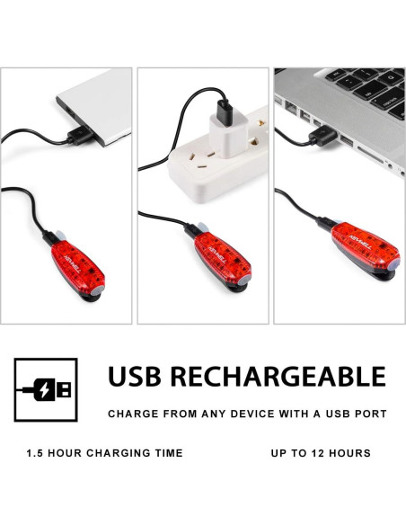 Luces de Seguridad LED Recargables Keywell - Paquete de 2