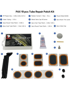Kit de Parche PAX 19 Piezas para Reparación de Neumáticos 2