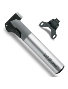 Bomba Mini Supershort SKS Alemania - 90 PSI, Aluminio, Gris