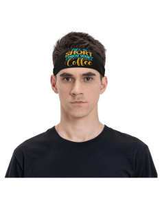 Banda de Sudor Unisex QIZYOQA para Fitness y Yoga - Negro