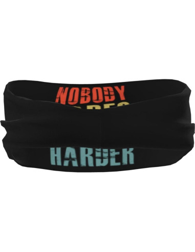 Diadema deportiva unisex QIZYOQA absorbente de sudor negra