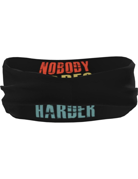 Diadema deportiva unisex QIZYOQA absorbente de sudor negra