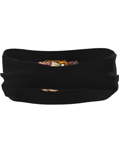 Diadema Deportiva Unisex QIZYOQA Absorbente de Sudor Negra