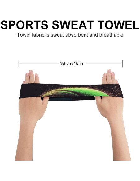 Banda para Sudor Deportiva LYDSKGEQ Unisex Poliester Tenis