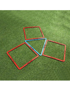 Anillos de Agilidad Cuadrados SUPVOX 6 Piezas 43x43 cm 2