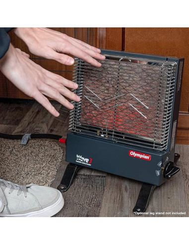 Calentador Catalítico Portátil Camco Wave-3 3000 BTU Propano
