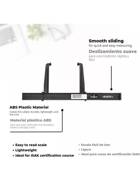 Calibrador Antropométrico Innovare Cescorf 164mm Plástico