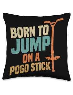 Almohada de lanzamiento Nacido para Saltar 40x40 cm