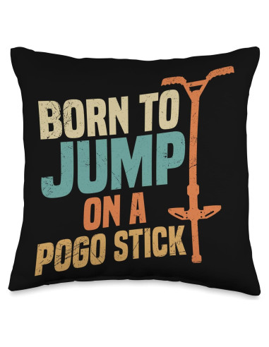 Almohada de lanzamiento Nacido para Saltar 40x40 cm