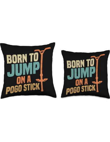 Almohada de lanzamiento Nacido para Saltar 40x40 cm