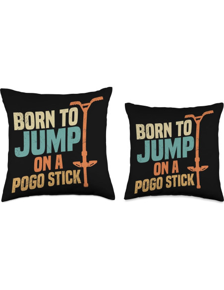 Almohada de lanzamiento Nacido para Saltar 40x40 cm