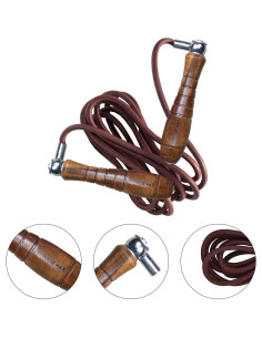 Cuerda de Salto de Cuero IMPULSE MAX SPORTS - 299.72 cm 2