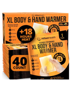 Calentadores de Manos y Cuerpo XL AllSett Health 40 Piezas
