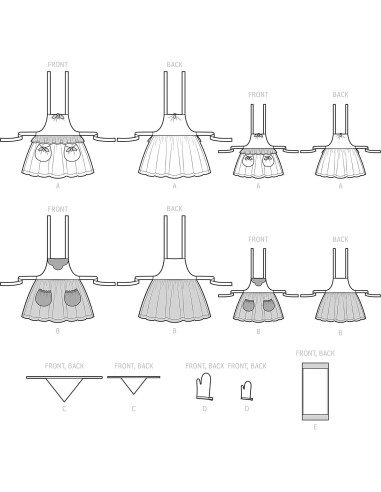 Kit de Costura Simplicity S9565 para Delantales y Accesorios