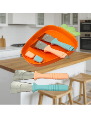 Raspador de Hielo OULIGET Doble Cabeza 2 Piezas Acero Inoxidable