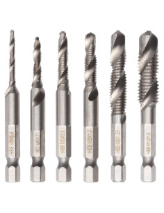 Juego de Brocas para Roscas Hexagonales HSS DekoTech M3 a M10