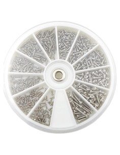 Kit de Tornillos Autoperforantes HVAZI 560 Piezas Acero Inoxidable 304