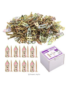 Swpeet Anclajes Autoperforantes para Paneles de Yeso 200Pcs