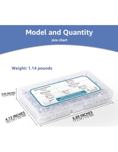 Tornillos Autoperforantes para Metal Culture Gifts - 200 Piezas