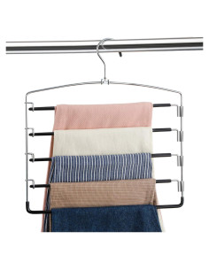 Perchas Antideslizantes FeeraHozer Paquete de 3 para Pantalones