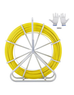 Cinta de Pesca VEVOR Fibra de Vidrio 600 pies 8mm Extractor