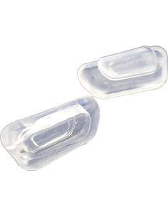 3 Pares Almohadillas Nariz Silicona Reemplazo Gafas 13x7mm 2