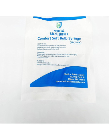 Bola de Succión Goma Estéril Comfort Soft - 4 Unidades