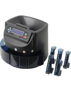 Contador y Clasificador de Monedas QWEXOB LCD 150 monedas/min 2