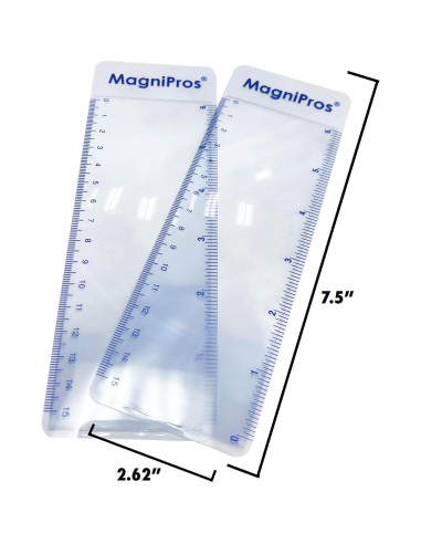Hojas de Aumento MagniPros 3X - 2 Pack con Marcadores