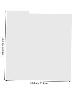 Divisores de Vinilo 10pcs Jojofuny Blancos 34.3x31.6cm 2