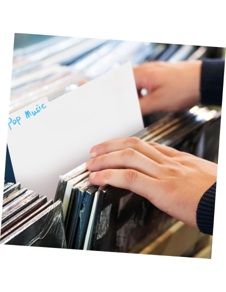 Divisores de Vinilo 10pcs Jojofuny Blancos 34.3x31.6cm