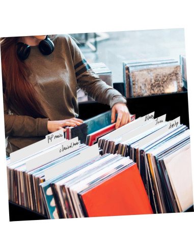 Divisores de Vinilo 10pcs Jojofuny Blancos 34.3x31.6cm