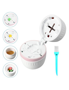 Cortador de Pastillas 1/4 y Triturador LAUHUW - Rosa