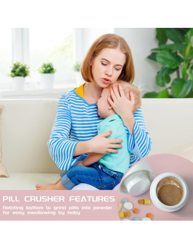 Cortador de Pastillas 1/4 y Triturador LAUHUW - Rosa