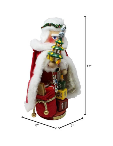 Cascanueces Musical Steinbach 43 cm 12 Días de Navidad