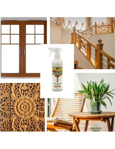 Limpiador y Pulidor de Madera Absolute Green 453g Cítricos