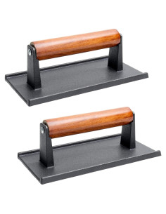 Prensa de Hamburguesas Rectangular AJinTeby 21.4x11.9cm 2 Paquete