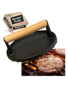 Prensa para Hamburguesas de Hierro Fundido Evelots 1.05 kg